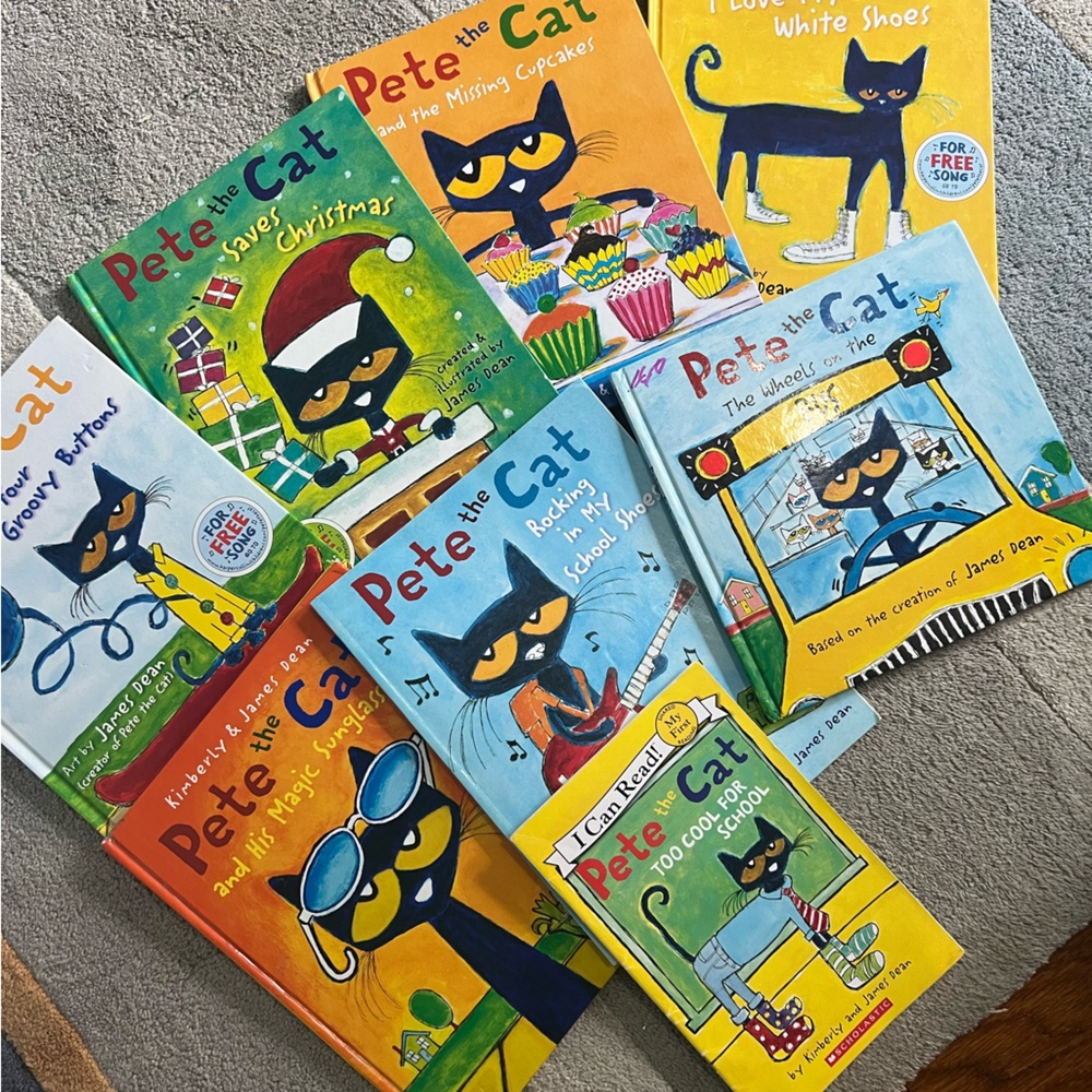 Pete the cat lot of 8 books